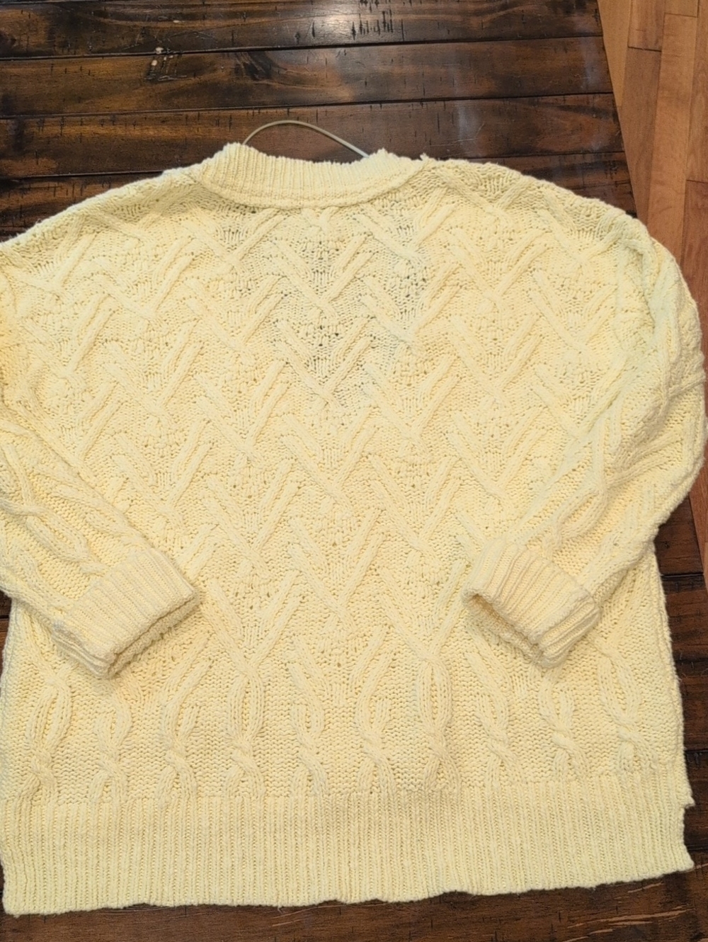 Free People Montana Cable Knit Cardigan Oversized - Picture 7 of 7